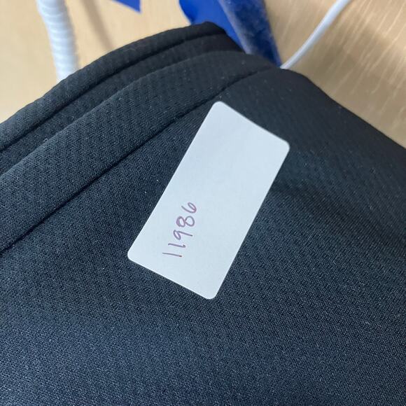 Reebok Track Pants Mens Size L Black Stripe Lightweight Athletic Drawstring - Picture 10 of 10